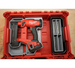 Packout Small Tool Box Insert for 18-Gauge Stapler MS18 TB, red Packout case with gray tray and Milwaukee tool