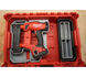Packout Small Tool Box Insert for 18-Gauge Stapler MS18 TB, red Packout case with gray tray and Milwaukee tool