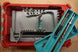 Packout Insert for Makita 18V Hammer Drill Mk18HD (10-Spot Tools) – teal drill-bit organizer in red case