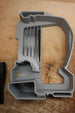 Packout Tool Box Insert for M18 D-Handle Jig Saw MDJ TB; gray molded plastic tool organizer