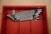 Packout Drawer Inserts for ICON Large Wrench Set IRW-S D LF, red organizer with chrome wrenches