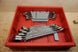 Packout Drawer Inserts for ICON Large Wrench Set IRW-S D LF 10-Spot Tools in red tool box with grey inserts and wrenches