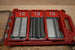 Brad Nail Tray Dividers LPNB18 by 10-Spot Tools, Low-Profile Packout, red Packout-style organizer
