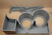 10-Spot Tools Systainer Insert for M18 Angle Grinder 2880 SYS-MAG2880, gray plastic with circular cutouts