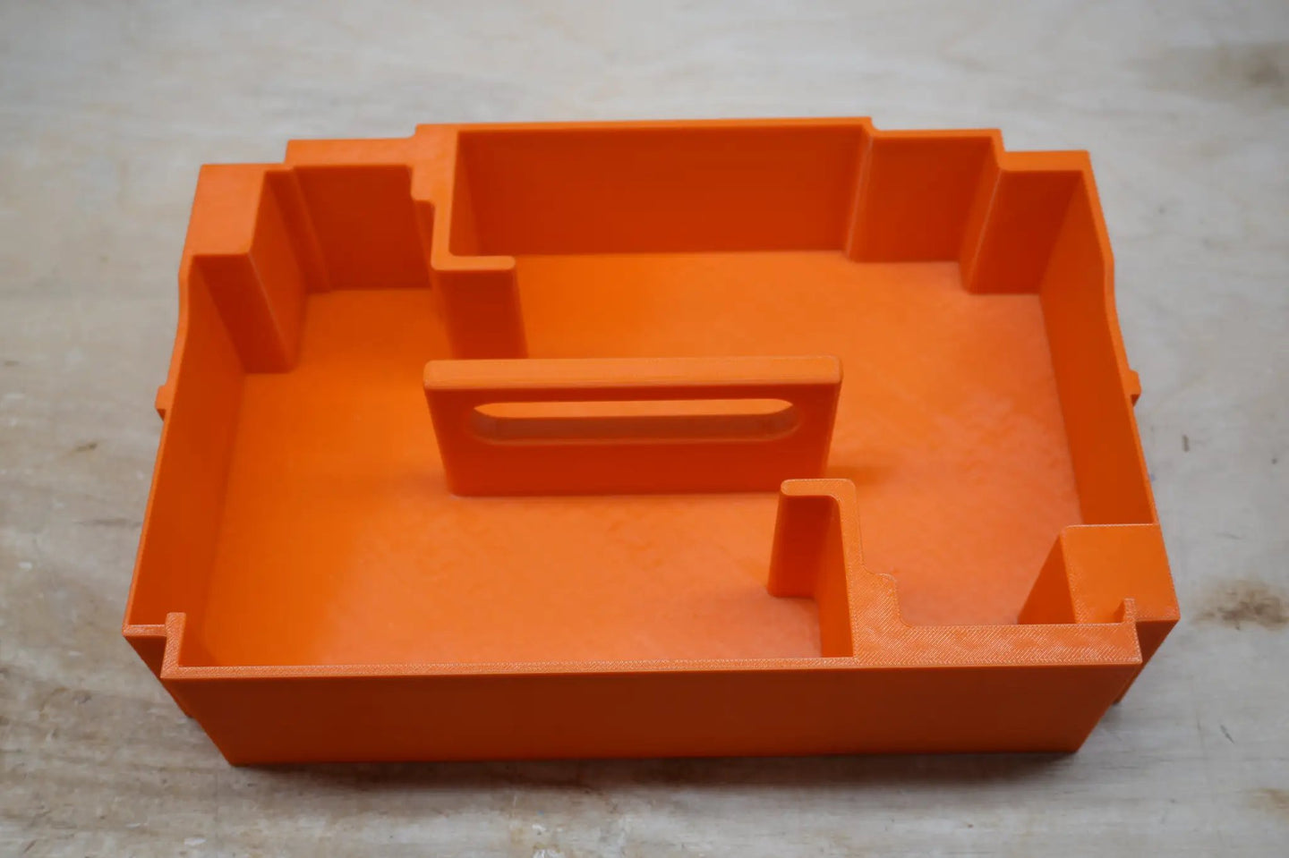 SYS-KMC Systainer Insert for Kouros Miter Clamps, orange plastic tool organizer by 10-Spot Tools