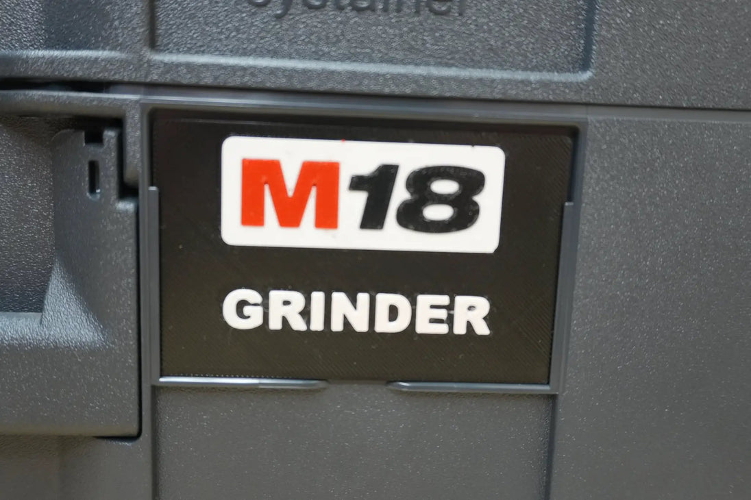 SYS-MAG2880 Systainer Insert for M18 Angle Grinder, black plastic tool box insert by 10-Spot Tools