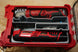Packout SideCar Insert for M12 Multi Tool ScMMT by 10-Spot Tools, gray tool organizer in red Packout case