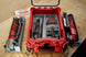 Packout SideCar Insert for M12 Right Angle Impact Driver, red case with grey divider trays