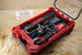 Packout SideCar Insert for M12 Right Angle Drill (ScMRAD) red tool organizer in Packout case