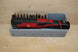 Packout SideCar Insert for M12 Right Angle Drill ScMRAD; gray tool box insert with bit holders and Milwaukee M12 drill