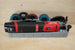 SideCar Inserts for Packout Organizer Boxes 10-Spot Tools gray organizer with red Milwaukee drill and blue discs