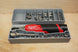 SideCar Inserts for Packout Organizer Boxes — 10-Spot Tools, gray organizer tray with metal bit inserts; Milwaukee M12.