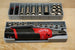 SideCar Inserts for Packout Organizer Boxes by 10-Spot Tools, gray plastic partitioned tray with socket bits