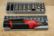 SideCar Inserts for Packout Organizer Boxes by 10-Spot Tools, gray plastic partitioned tray with socket bits