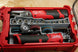 Packout SideCar Insert for M12 FUEL 3/8 in High Speed Ratchet; Milwaukee tool in red Packout case with socket organizer