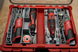 Packout SideCar Insert for M12 Soldering Iron Milwaukee tools in red Packout case with grey dividers