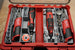 10-Spot Tools SideCar Inserts for Packout Organizer Boxes, gray modular tool trays shown inside Milwaukee Packout case