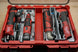 Packout SideCar Insert for M12 FUEL Multi Tool (ScMFMT) - 10-Spot Tools organizer in red Packout case with gray insert
