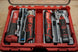 Packout SideCar Insert for M12 Multi Tool ScMMT - red tool organizer with gray dividers in Packout case