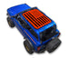 Sun shade for Ford Bronco (2021–2026) by SPIDERWEBSHADE with orange American flag print