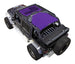 Sun shade top for Jeep Wrangler JKU 4-door by SpiderWebShade, purple stock-printed shade