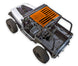 Sun shade SpiderWebShade for Jeep Wrangler YJ (1987–1996), orange printed flag design