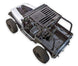 Sun shade SpiderWebShade for Jeep Wrangler YJ (1987–1996) with American flag print.