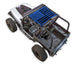 SPIDERWEBSHADE Sun Shade for Jeep Wrangler YJ, blue printed flag design, fits 1987–1996.
