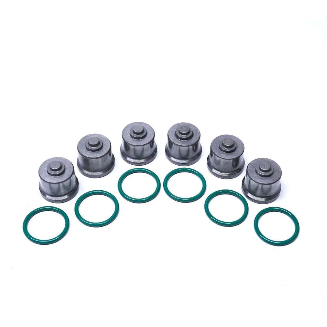 055 Delivery Valves for 94-98 Cummins - gray valve bodies with green O-rings