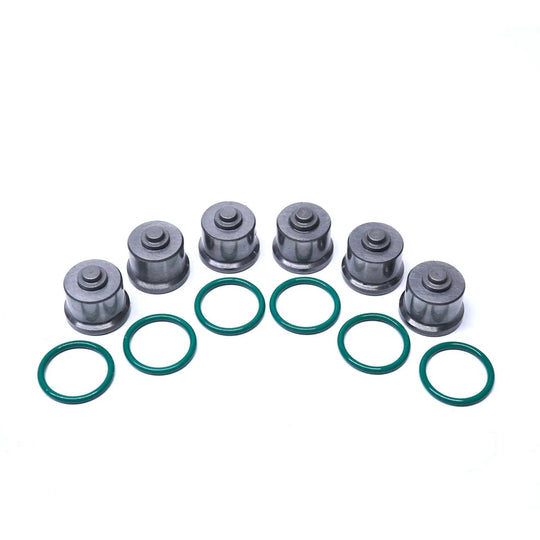 055 Delivery Valves for 94-98 Cummins - gray valve bodies with green O-rings