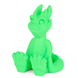 PLA+ Filament green dinosaur figurine, 3D printed accessory