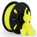 PLA+ Filament spool by Numakers, yellow 1.75 mm, featuring a yellow dragon 3D print sample.