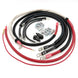 Ford Powerstroke 6.4 Diesel battery cable kit for F250/F350 (2008-2010) with red and black cables, clamps and connectors.