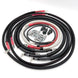 Battery cable kit for Ford Power Stroke 6.7L F-250/F-350 (2011-2016) by Big7Kits; heavy-duty red and black cables.