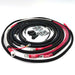 Ford Powerstroke 6.7 Diesel F-250/F-350 Battery Cable Kit 2017-2021 Big7Kits, black and red cables with ring terminals