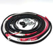 Ford Powerstroke 6.7 Diesel F-250/F-350 Battery Cable Kit 2017-2021 Big7Kits, black and red cables with ring terminals