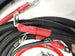 Ford Powerstroke 6.4 Diesel battery cable kit by Big7Kits; red/black heavy-duty cables with ring terminals