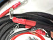 Ford Powerstroke 6.4 Diesel battery cable kit by Big7Kits; red/black heavy-duty cables with ring terminals