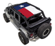 SpiderWebShade sun shade for Jeep Wrangler JKU 4-Door with Chile flag print
