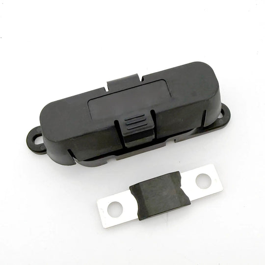 Big7Kits Jeep CJ Battery Cable Kit two black plastic harness modules with mounting brackets