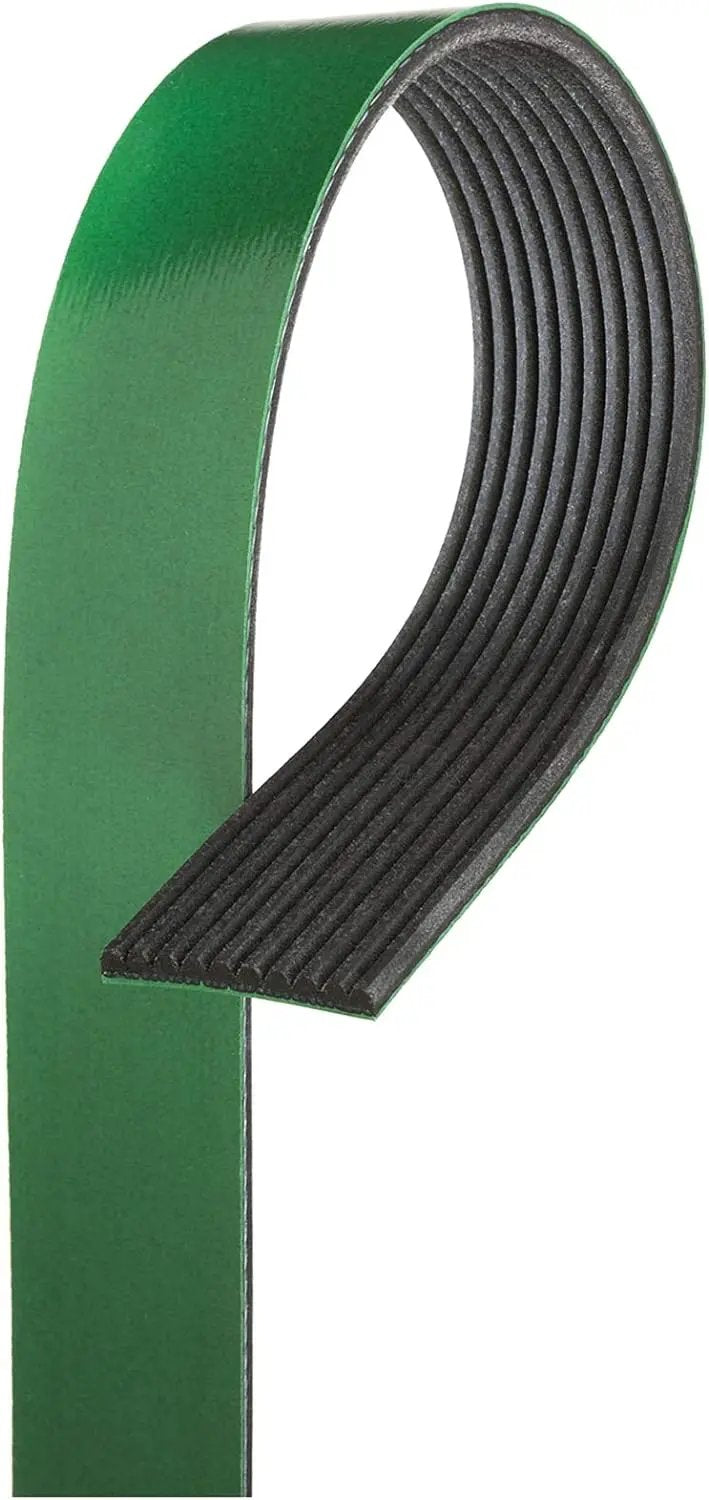 FleetRunner serpentine micro V-belt, green ribbed automotive belt