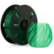 PETG Translucent filament spool by Numakers, green 1.75 mm (two spools shown)