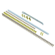 Artec Industries JL Fender Chop OEM Replacement Hardware kit with silver screws, gold spacers, and blue rods