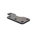 Artec Industries Superduty High Steer Cap-Spacer gray aluminum spacer plate with five mounting holes