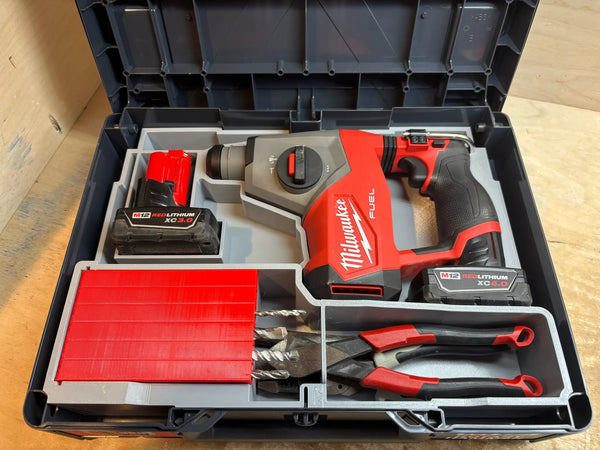 Systainer Insert SYS-MFRH2 for Milwaukee M12 Gen 2 FUEL Rotary Hammer in tool case