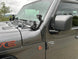 Artec JL-JT 392 Mojave A-Pillar Dual Surface Light Mount with dual LED pods on Jeep Wrangler JL/JT Mojave
