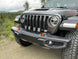 Artec JL-JT Front Bumper Light Bridge Mount on Jeep Wrangler JL/JT with six round LED lights