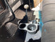1st Gen Dodge Ram Shifter Mounted Cup Holder JC Customs, silver metal