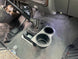 JC Customs OBS Ford F-Series Shifter Mounted Cup Holder black plastic center-console cup holder module beside gear shifter