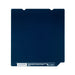 Numakers IceGrip Build Plate blue print bed with notch cutouts and Numakers logo.